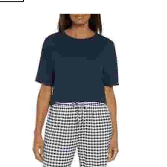 Gap NWT Navy and White Women's Pajama Set size M. Super soft relaxed fit - Picture 3 of 15